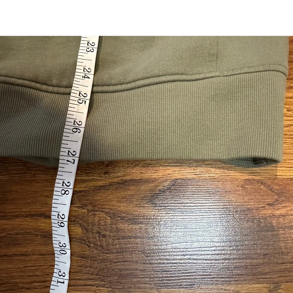 Lululemon Women's Scuba Oversized 1/2 Zip Hoodie Green XL/XXL Lounge Travel Cozy - Picture 8 of 9